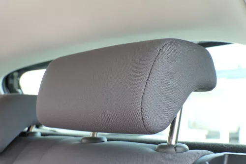 1x Seat Leon 1P Sitz hinten links /rechts Kopfstütze Kopfstützen uranograu (128359)