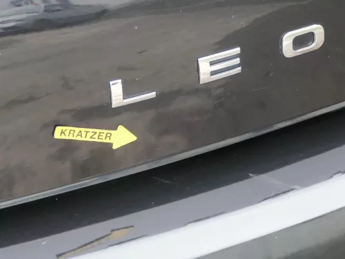 Seat leon 1P Stoßstange Heckstoßstange hinten schwarz LC9Z metallic (201439)