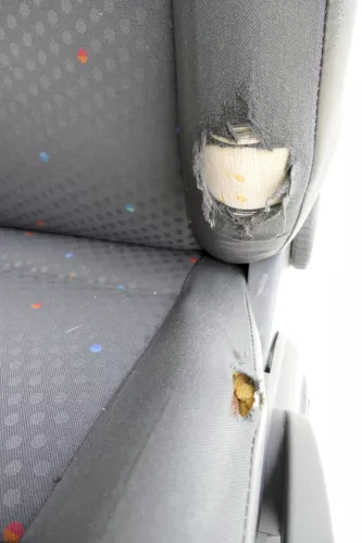 VW Polo 9N3 9N vorne links Sitz Fahrersitz 4/5-Türer Airbag (147021)