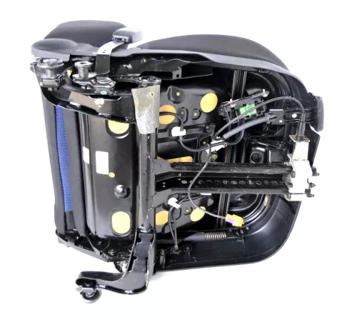 Golf 4 1J Bora Sitz vorne links Fahrersitz 4/5Türer Variant Kombi schwarz blau (147178)