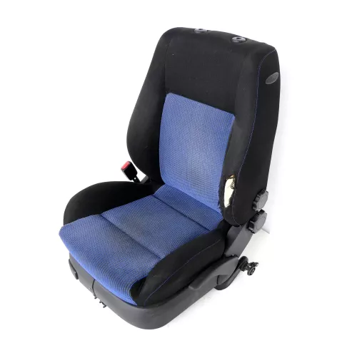 Golf 4 1J Bora Sitz vorne links Fahrersitz 4/5Türer Variant Kombi schwarz blau (147178)