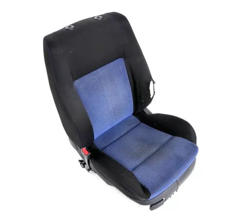 Golf 4 1J Bora Sitz vorne links Fahrersitz 4/5Türer Variant Kombi schwarz blau (147178)