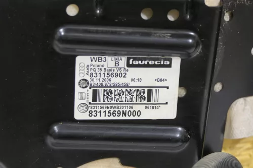 Audi A3 8P Sitz vorne rechts Beifahrersitz 4/5-Türer (148862)