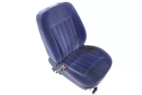 Audi A6 4B auch Kombi Sitz vorne links Fahrersitz 4/5-Türer elektrisch blau SHZ (148886)