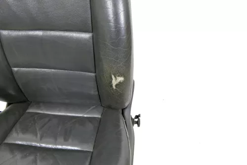 A6 4B auch Kombi Sitz vorne links Fahrersitz Ledersitz Leder schwarz (149038)