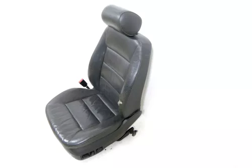 A6 4B auch Kombi Sitz vorne links Fahrersitz Ledersitz Leder schwarz