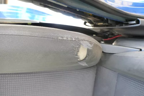 Q691 VW Polo 9N3 9N vorne links Sitz Fahrersitz 4/5-Türer Airbag (171211)