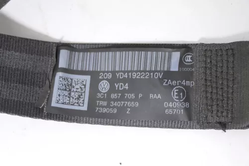Q789 VW Passat 3C B6 B7 vorne links Gurt Sicherheitsgurt 3C1857705P (175958)