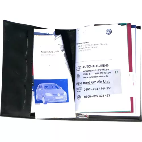 VW Golf 5 1K Bordbuch Bordmappe Bedienungsanleitung Anleitung Beschreibung