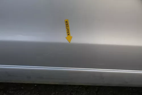 VW Polo 9N 9N3 Tür vorne links Fahrertür silber grau LA7W 4/5-Türer ohneAnbautei (201774)