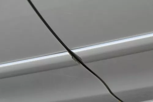 VW Polo 9N 9N3 Tür vorne links Fahrertür silber grau LA7W 4/5-Türer ohneAnbautei (201774)