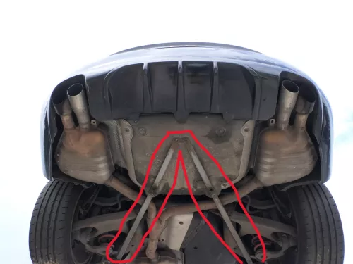 Audi A5 8K Achse hinten Voderachse Strebenkreuz Achsträger Aggregateträger