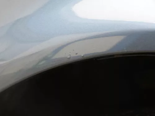 VW Golf 4 Kotflügel vorne rechts blau LD5X - Delle (201857)