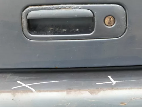 Golf 4 Limousine Heckklappe Kofferraumklappe Klappe hinten blau LD5X -ohneAnb (201862)