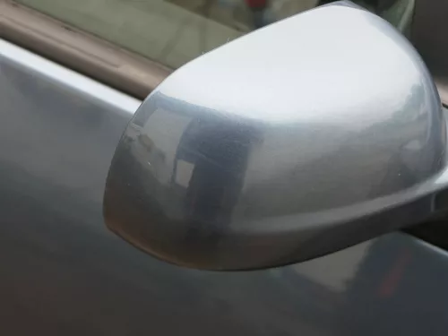 VW Golf 4 Bora manueller Spiegel vorne rechts Außenspiegel blau LD5X (201864)