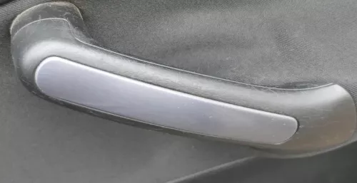 Golf 4 Bora Mittelkonsole Verkleidung um Radio 1j1858069G Dekor grau Türgriff (201871)