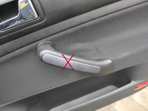 1x Golf 4 Bora Türverkleidung Verkleidung Tür vorne rechts 4/5-Türer schwarz (201873)