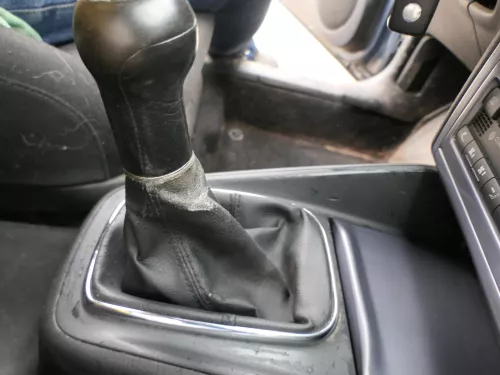 Golf 4 Bora Schaltknauf Schaltsack schwarz TDI Leder  klein (201877)