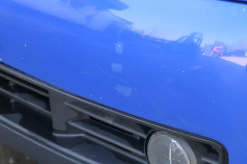 VW Lupo 6X Stoßstange vorne Frontstoßstange Stoßfänger blau LW5Z (201964)