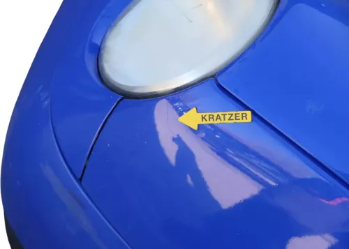 VW Lupo 6X Kotflügel vorne links blau LW5Z (201967)