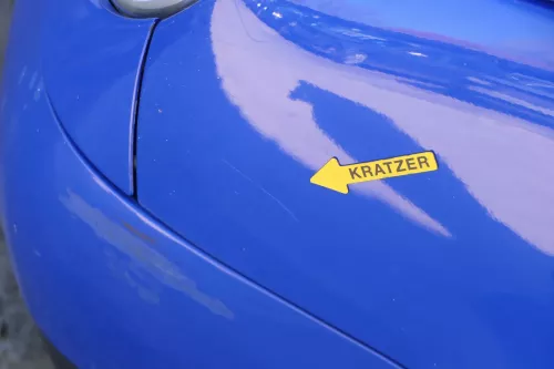 VW Lupo 6X Kotflügel vorne links blau LW5Z (201967)