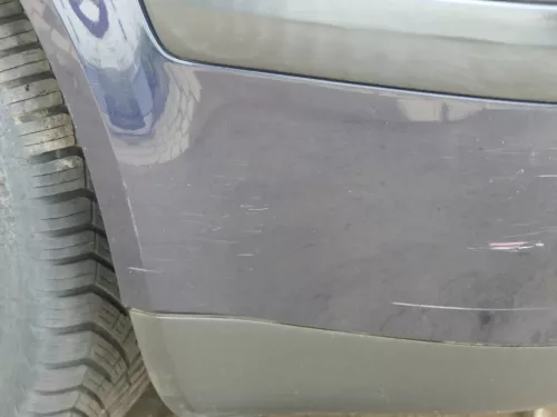 VW Golf 4 Stoßstange vorne Frontstoßstange Stoßfänger blau LC5H SWR -ohne Kappen (201983)