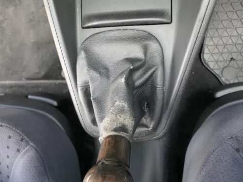 Golf 4 Bora Schaltknauf Schaltsack schwarz TDI Leder klein Holz (201995)