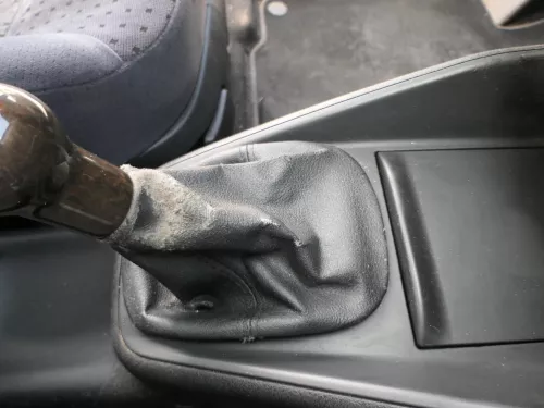 Golf 4 Bora Schaltknauf Schaltsack schwarz TDI Leder klein Holz