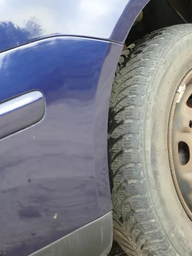 VW Polo 9N Stoßstange Frontstoßstange vorne blau LB5N (202005)