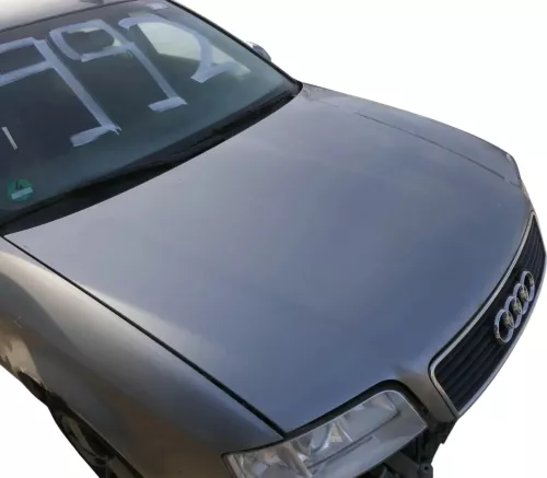 Audi A6 4B Motorhaube Klappe vorn Facelift (ab. Mitte 2002) silber LY7W + Grill (202042)