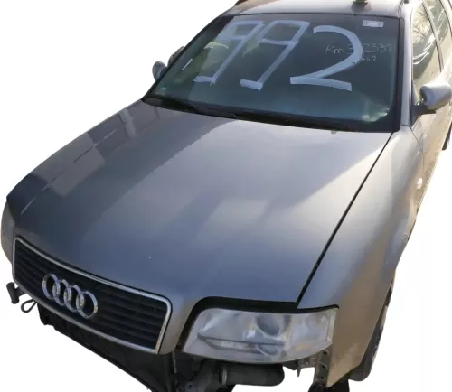 Audi A6 4B Motorhaube Klappe vorn Facelift (ab. Mitte 2002) silber LY7W + Grill (202042)