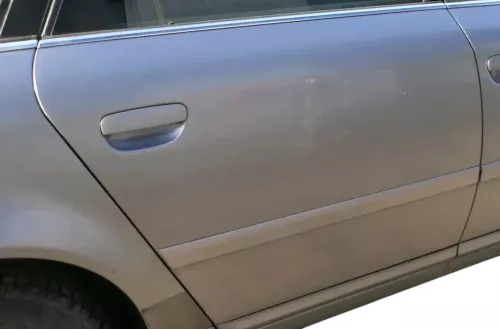 Audi A6 4B C5 Tür Türblatt hinten rechts nur Türblatt silber LY7W -ohneAnbauteil (202044)