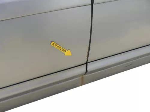 Audi A6 4B C5 Tür Türblatt hinten rechts nur Türblatt silber LY7W -ohneAnbauteil (202044)