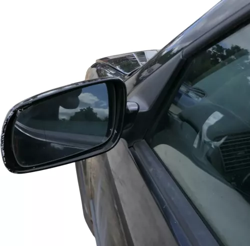 VW Golf 4 Bora mechanischer Spiegel vorne links Außenspiegel schwarz LC9Z & Glas (202072)