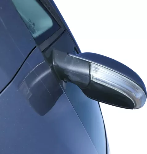 VW Golf 5+6 5M1 Plus elektrischer Spiegel Außenspiegel links grau LA7T Blinker (202081)