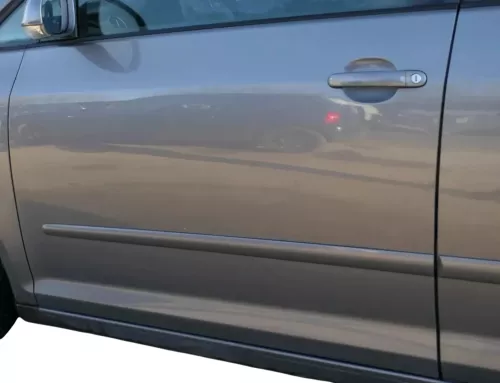 VW Golf Plus 5M Türblatt Tür vorne links Fahrertür grau LA7T  -Türblatt +Rahmen (202083)
