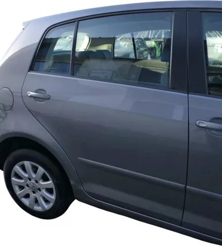 VW Golf Plus 5M 6 521 Türblatt Tür hinten rechts grau LA7T + Rahmen (202085)