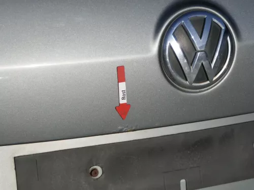 VW Golf Plus 5M + 521 Heckklappe hinten Kofferraumklappe + Scheibe grau LA7T (202087)