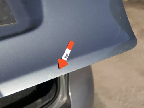 VW Golf Plus 5M + 521 Heckklappe hinten Kofferraumklappe + Scheibe grau LA7T (202087)
