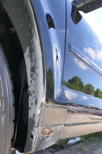 A3 8P Kotflügel vorne links schwarz LZ9Y Sportback (202158)