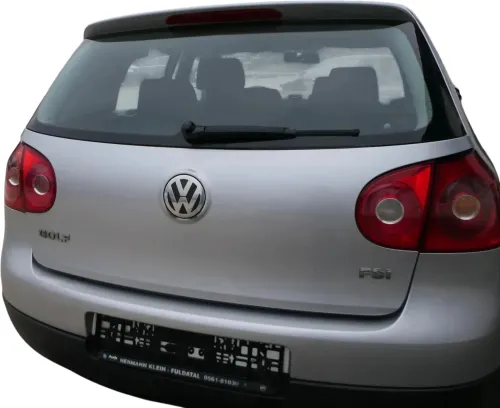 VW Golf 5 V Heckklappe hinten Kofferraumklappe mit Scheibe silber grau LA7W Sil (202242)