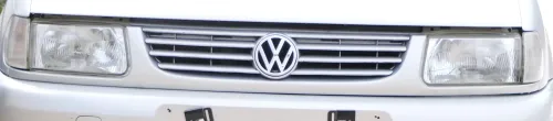 VW Polo 6N Kühlergrill Grillleiste vorne + Leiste Grill silber LB7Z