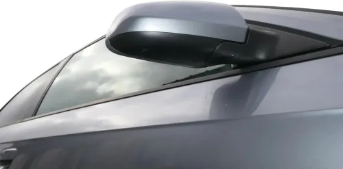 Audi A3 8P elektrischer Spiegel Außenspiegel vorne rechts grau LX7W + Glas (202411)