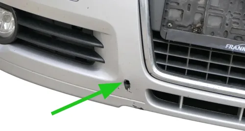A3 8P Stoßstange Frontstoßstange Stoßfänger vorn grau silber LX7W Sportback Gril (202418)