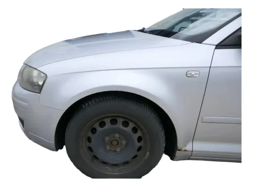 A3 8P Kotflügel vorne links silber grau LX7W auch Sportback -Rost