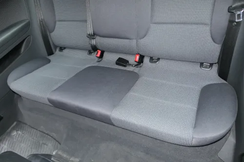 Audi A3 8P Sitz Rückbank Rücksitzbank hinten 2/3-Türer 3-Punkt-Gurt schwarz (202429)