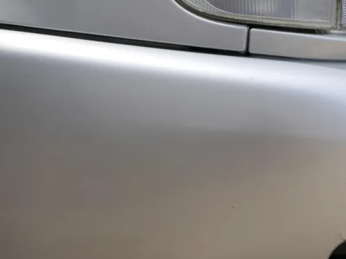 Polo 6N Stoßstange vorne breite Styling XXL Frontstoßstange silber LB7Z +Gitter (202311)