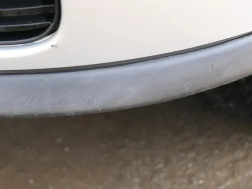 Polo 6N Stoßstange vorne breite Styling XXL Frontstoßstange silber LB7Z +Gitter (202311)
