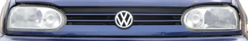 VW Golf 3 Grill Kühlergrill VW Zeichen Logo Grillleiste Leiste blau LC5L