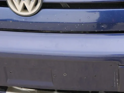 VW Golf 3 auch Cabrio Stoßstange vorne Stoßfänger vorn blau LC5U (202444)